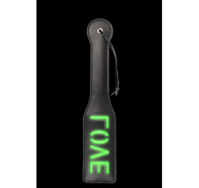 'Love'' Paddle - Glow in the Dark - Black/Neon Green